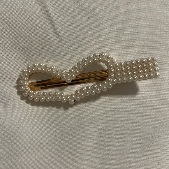 Pearl Hair Clips Gold for Women Girls Christmas Hair Barrettes Decor Accessories - Picture 2 of 7